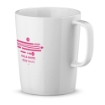 NELS WHITE. Porcelain mug 320 ml