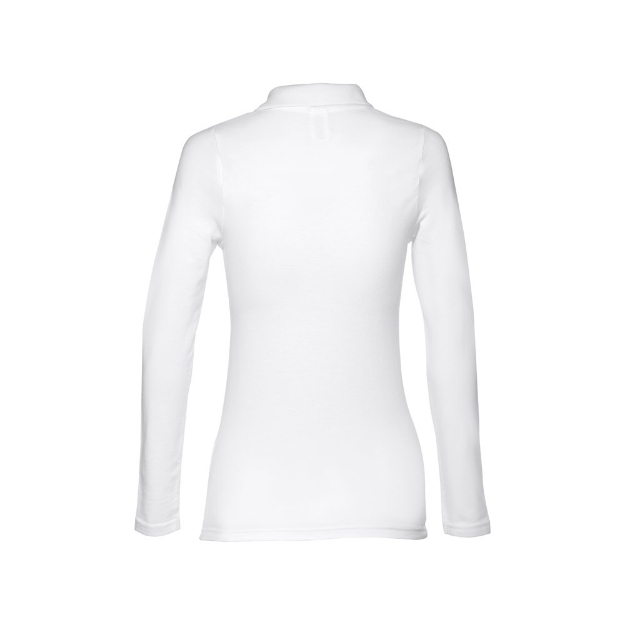 THC BERN WOMEN WH. Women's long sleeve polo shirt