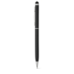 ZOE BK. Ball pen with touch tip in aluminium