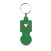 SULLIVAN. Coin-shaped keyring for supermarket trolley