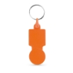 SULLIVAN. Coin-shaped keyring for supermarket trolley