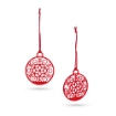 99330. Set of 2 Christmas decorations