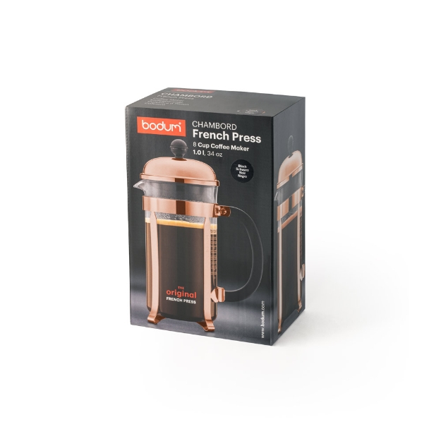 CHAMBORD COPPER 1L. Coffee maker 1L