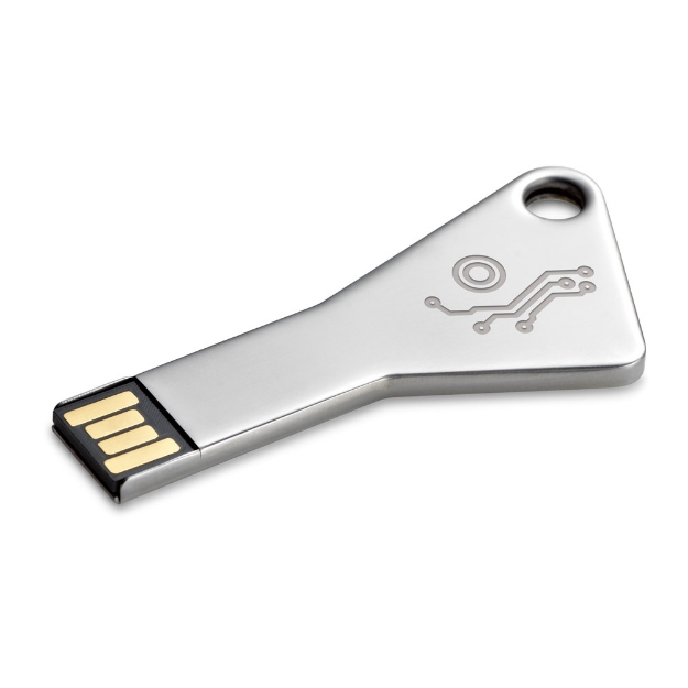 UDP thin aluminum flash drive up to 32GB