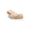 USB retractable wooden flash drive up to 128GB