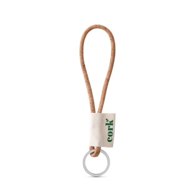 Lanyard CORK Short Slim. Fully customizable